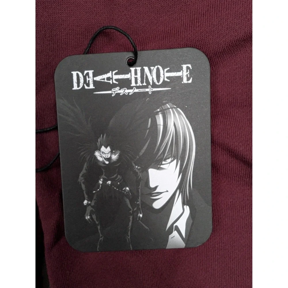 Civil Regime x Death Note Ryuk Zip Up Hoodie Oxblood Mens Medium Womens New